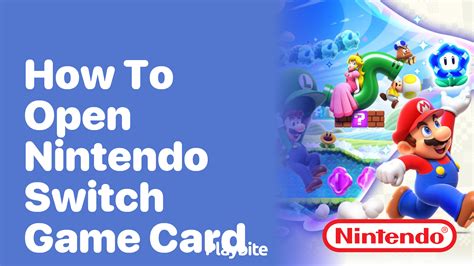 how to open game card slot switch